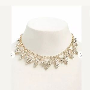 ❌❌SOLD gold tone rhinestone necklace